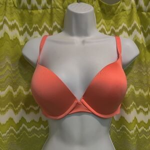 Coral Microfiber Push-up Bra
